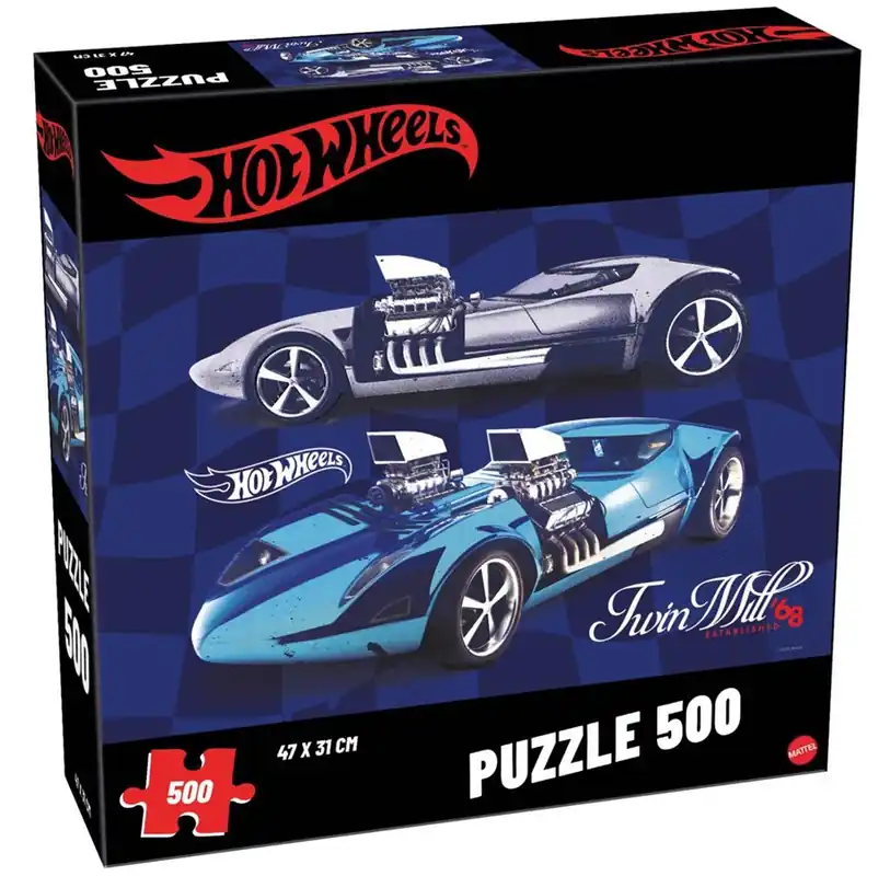Tactic Hot Wheels Twin Mill puzzle (500) - Handla nu
