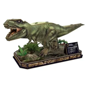 Direkt från tillverkaren | Cubic Fun 3D Puzzle National Geographic T-Rex 3D pusselspel