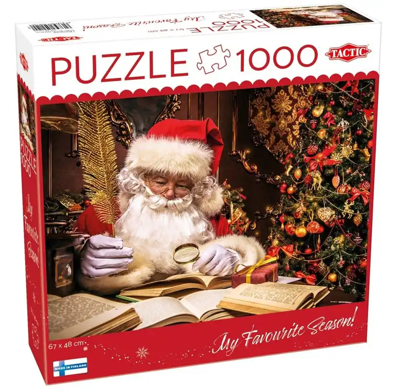 Nytt i sortimentet | Tactic Santa Claus in his House 1000 pcs puzzle