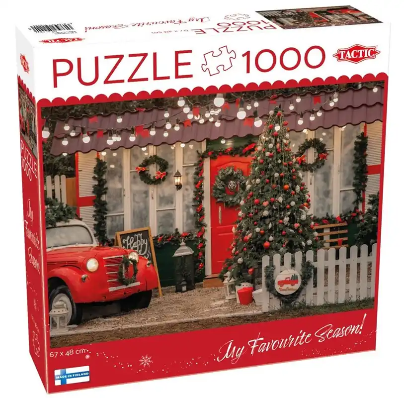 Extra bra pris - Tactic Christmas porch 1000 pcs puzzle