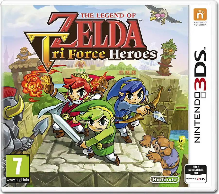 Legend of Zelda Tri Force Heroes (DE/Multi in Game) - Nintendo 3DS - Utförsäljning