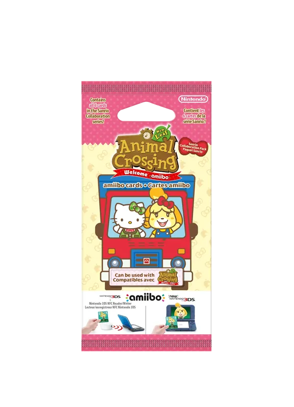 Kan beställas online - Animal Crossing New Leaf + Sanrio amiibo Cards Pack