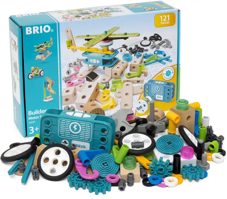 BRIO - Builder motorset - 121 delar (34591) | Skaffa nu