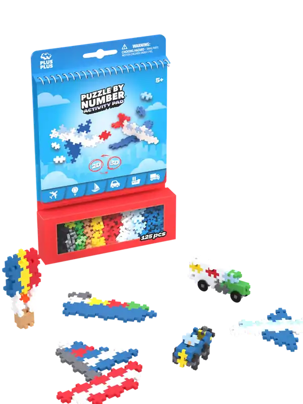 Plus-Plus - Activity Pad – Transportation - (3990) - Outlet