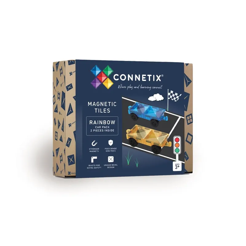 Connetix - Rainbow Car Pack 2 Pieces - (CT-R-00002-CA) - Nytt hos oss
