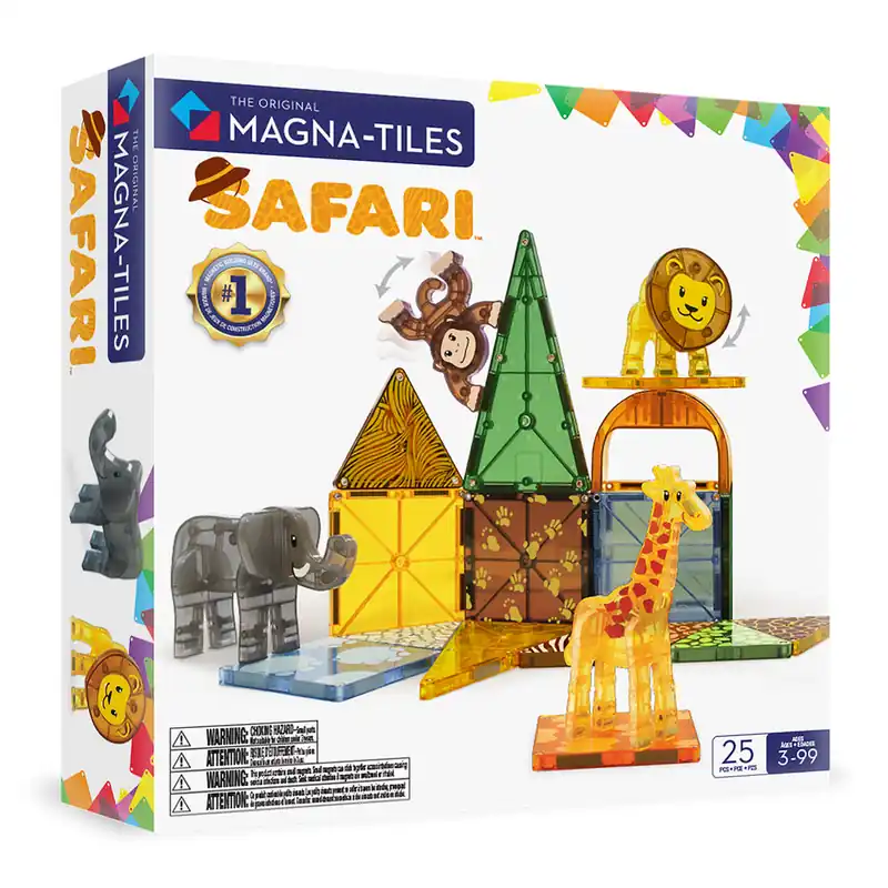 Endast ett fåtal kvar - MAGNA-TILES - Safari 25 Piece Set (90220)