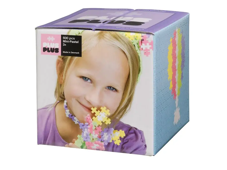 Snart slut | Plus-Plus - Mini Pastell - 600 stycket