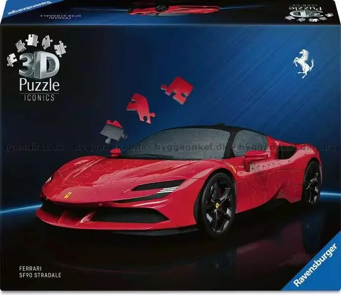 Beställ nu - 3D Ferrari SF90 Stradale, 161 bitar