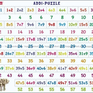 Direkt från tillverkaren - Addition - Rampussel, 58 bitar