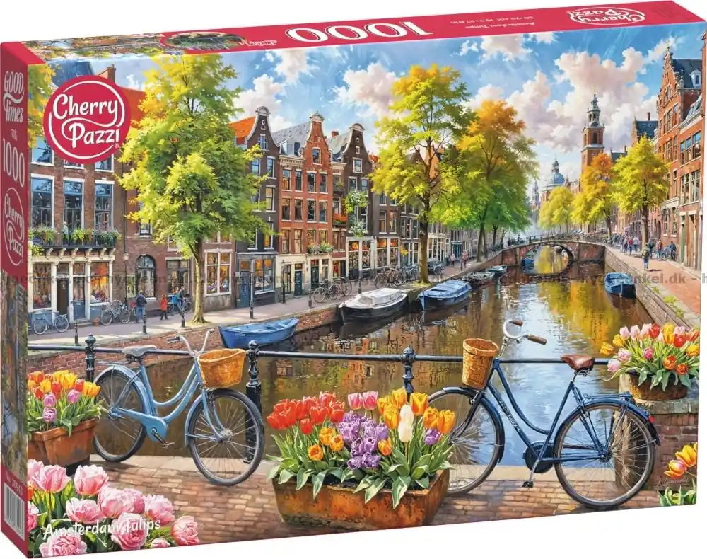 Amsterdam Tulpaner, 1000 bitar - Mycket uppskattad
