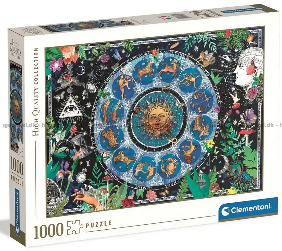 Hög kvalitet | Astrologi Stjärntecken, 1000 bitar
