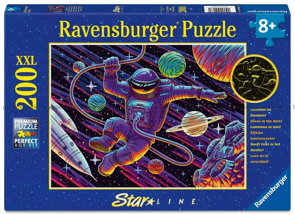Kampanjpris - Astronautens resa - Lyser i mörkret, 200 bitar