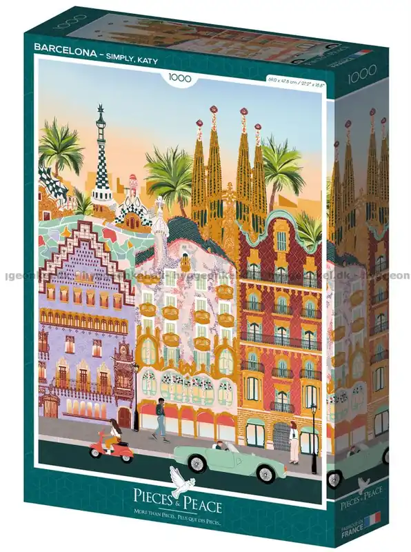 Barcelona, 1000 bitar - Beställ idag