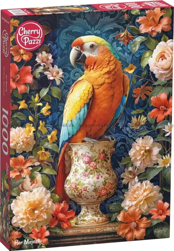 Blommor och fjädrar, 1000 bitar - Nyligen tillagt