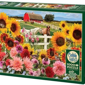Blommor på landet, 1000 bitar | Bra pris