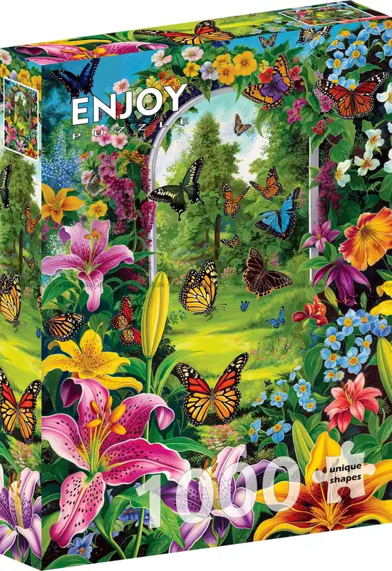 Blomsterporten i trädgården, 1000 bitar - Handla online