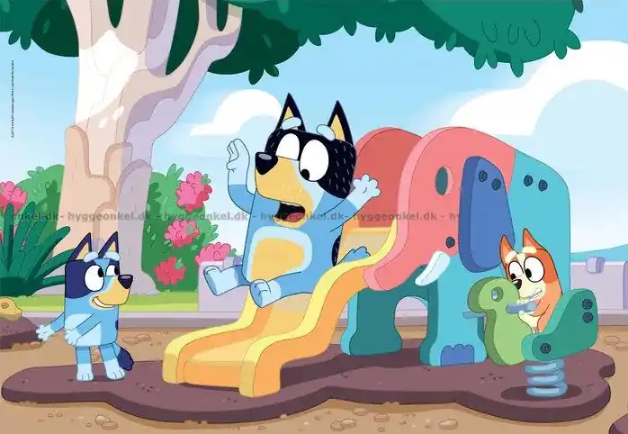 Nyhet i webbutiken - Bluey På lekplatsen, 104 bitar