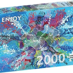 Blå vågspel, 2000 bitar - Finns att beställa