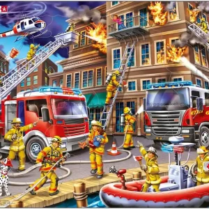 Hög kvalitet - Brandmän - Rampussel, 45 bitar