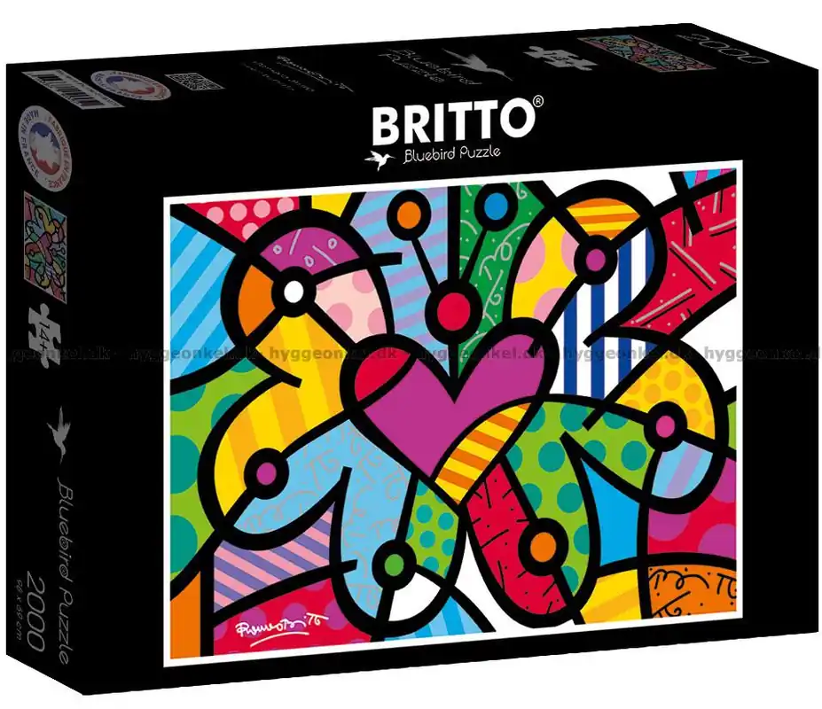 Lägg i varukorg | Britto Hjärtats fjärilar, 2000 bitar