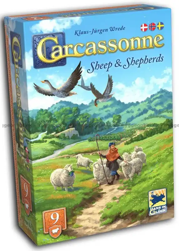Carcassonne expansion 9 Sheep & Shepherds - Nyligen lanserat