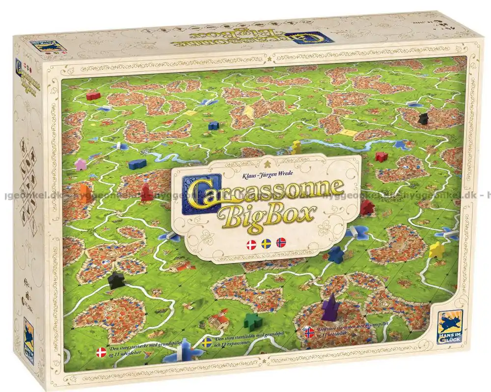 Nytt lägre pris - Carcassonne Big Box