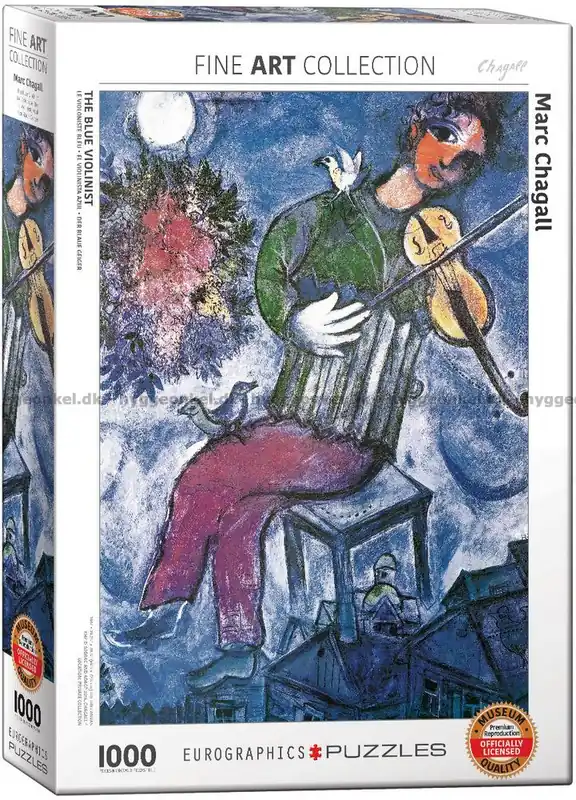 Fabrikspris - Chagall Den blå violinisten, 1000 bitar