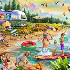 Chesterman Sommarliv vid sjöns strand, 1000 bitar | Nyinkommet