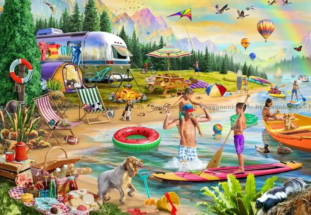 Chesterman Sommarliv vid sjöns strand, 1000 bitar | Nyinkommet