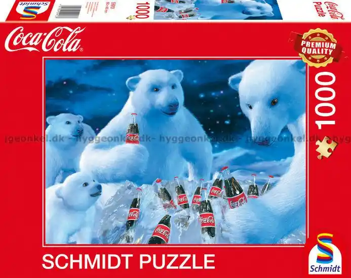 Kampanjen går snart ut - Coca-Cola Isbjörnar, 1000 bitar