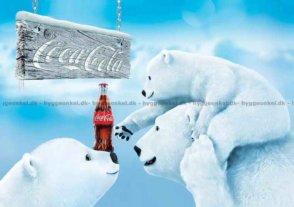 Nästan slut | Coca-Cola Isbjörnsfamiljen, 1000 bitar
