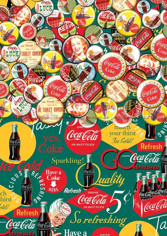Lägg i varukorg - Coca-Cola Kapsyler, 500 bitar