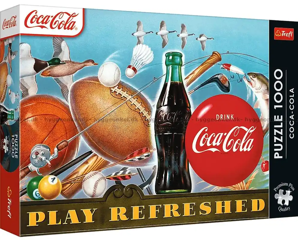 Coca-Cola Sport och läsk, 1000 bitar - Bästa pris