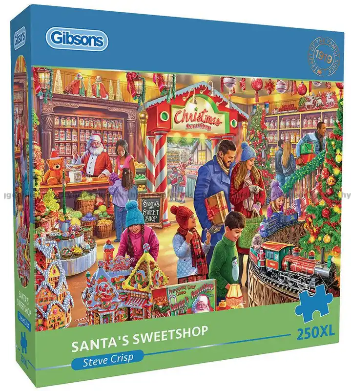 Professionell kvalitet - Crisp Tomtens godisbutik, 250 bitar