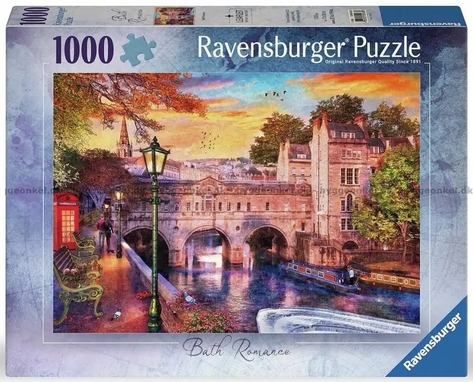 Davison England - Romantik i Bath, 1000 bitar - Missa inte
