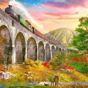 Davison Glenfinnan viadukten, 1000 bitar - Enkel retur