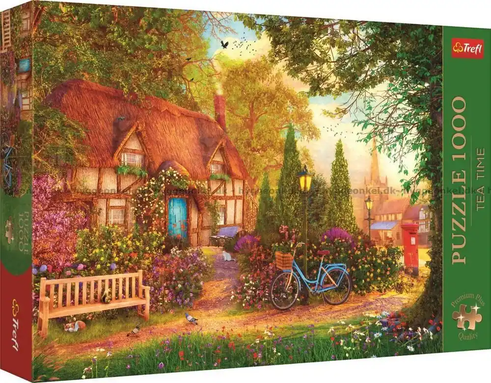 Davison Mysigt hus i den blomstrande trädgården, 1000 bitar - Endast ett fåtal kvar