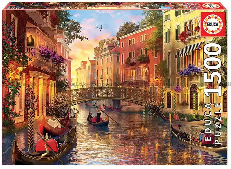 Specialerbjudande - Davison Solnedgång över Venedig, 1500 bitar