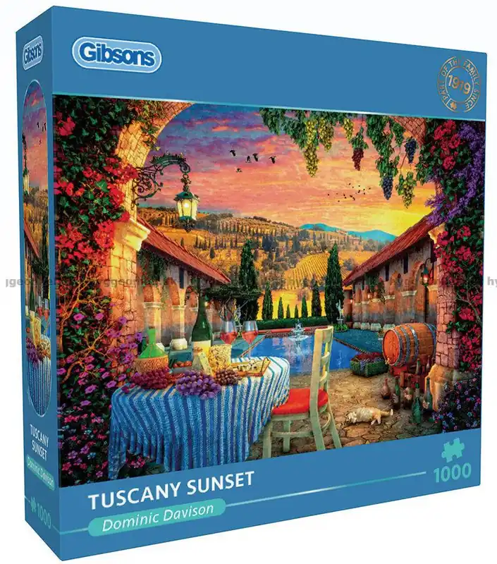 Davison Toscana i solnedgång, 1000 bitar | Toppsäljare