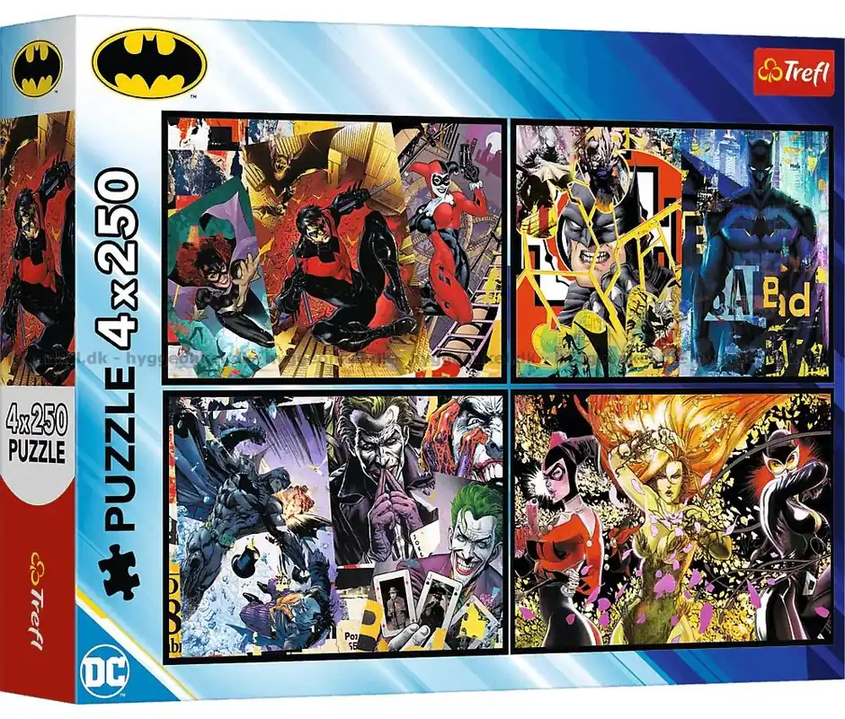 DC Batman, 4x250 bitar | Kundfavorit