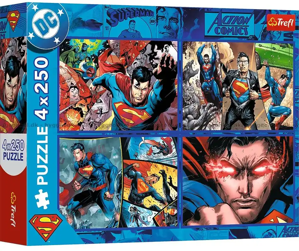 DC Superman, 4x250 bitar - Professionell kvalitet