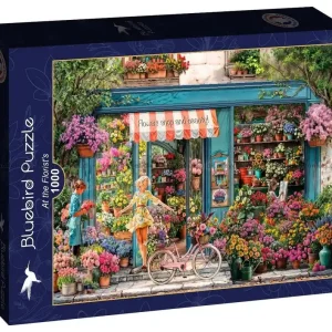 Den färgglada blomsteraffären, 1000 bitar | Bra pris just nu