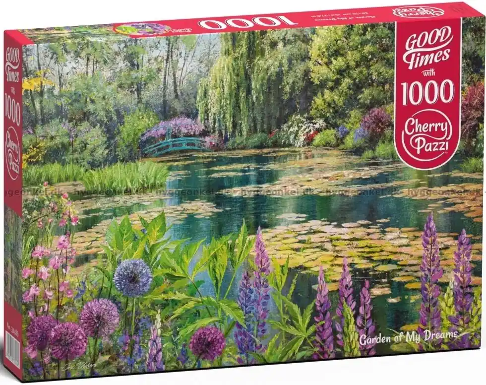 Den vackra trädgården, 1000 bitar - Mycket efterfrågad