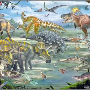 Missa inte - Dinosaurier - Rampussel, 65 bitar
