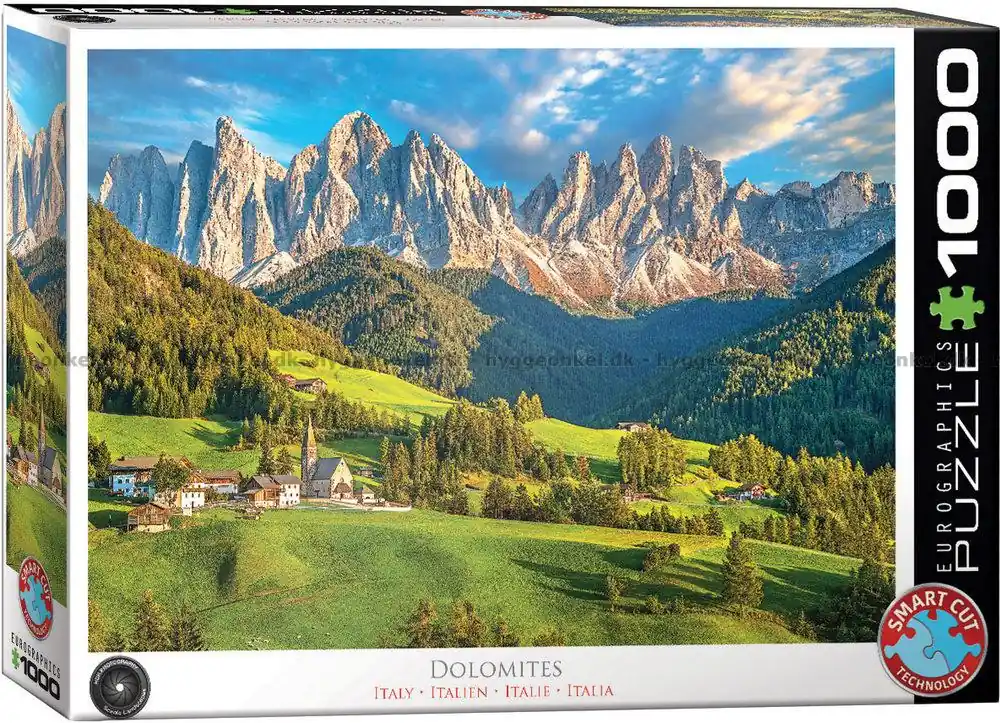 Bra pris - Dolomiterna, Alto Adige - Italien, 1000 bitar