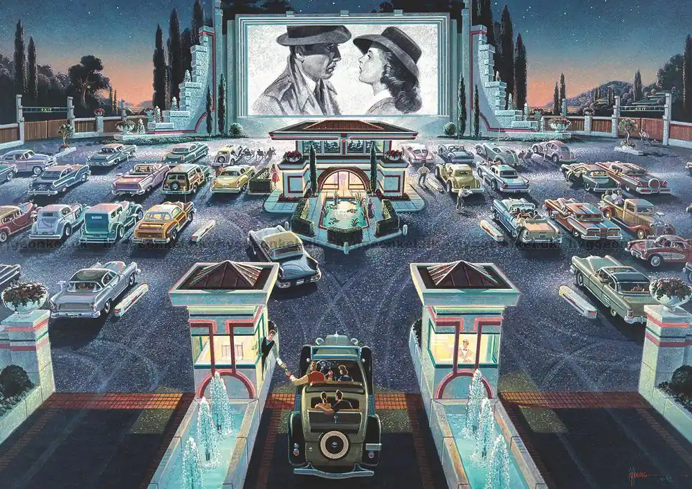 Drive-in-biografen, 1000 bitar | Nyinkommet