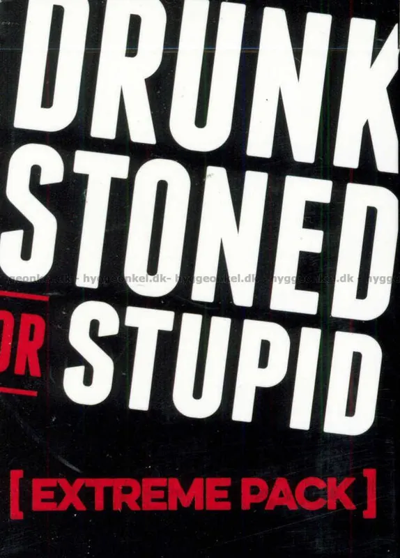 Drunk Stoned or Stupid Extreme Pack - Sänkt pris