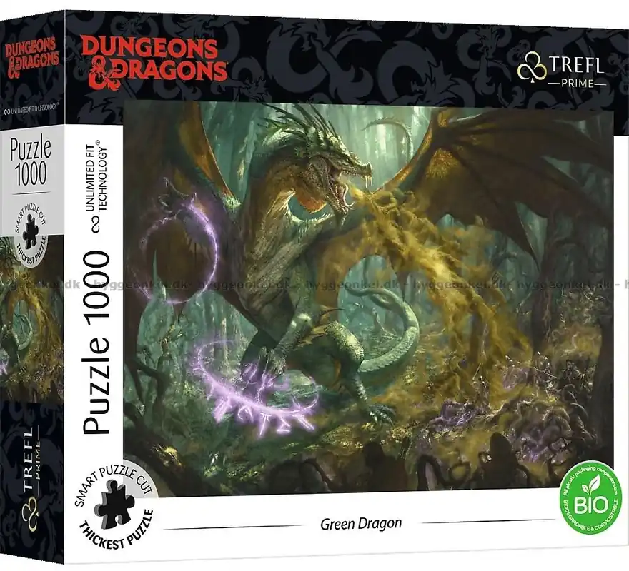 Dungeons & Dragons Den gröna draken, 1000 bitar | Endast idag