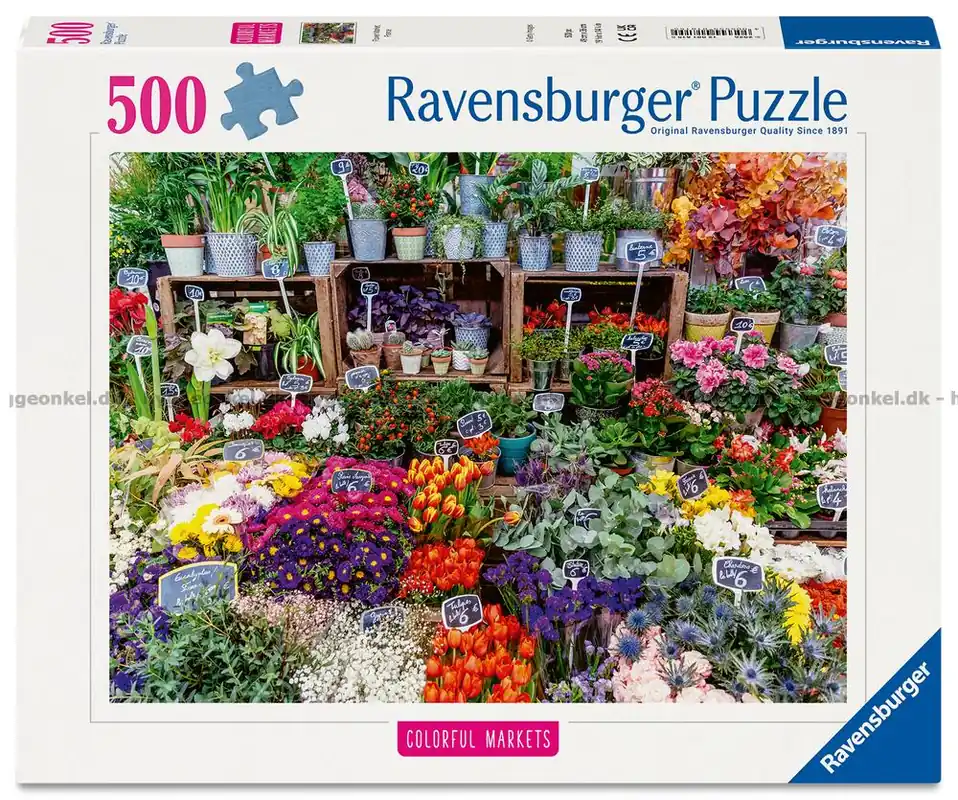 Ett hav av blomstrande glädje, 500 bitar - Enkel beställning