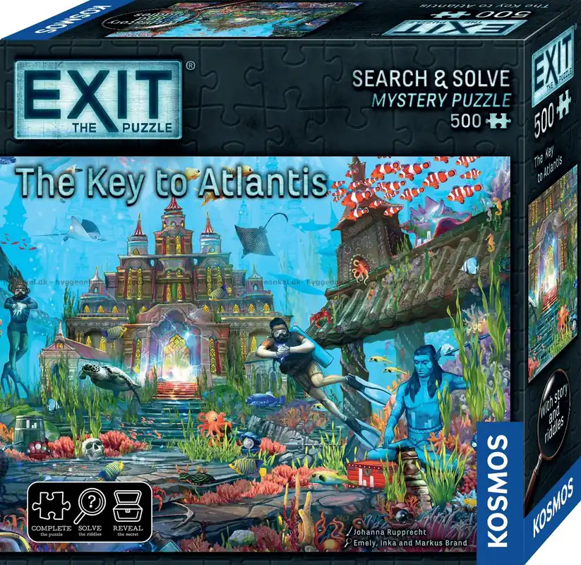 Exit Nyckeln till Atlantis, 500 bitar | Handla säkert